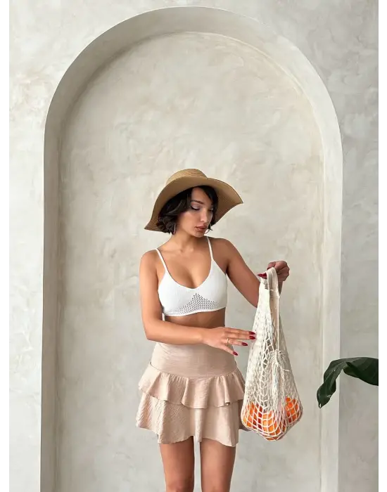 Modern Fırfırlı Etek