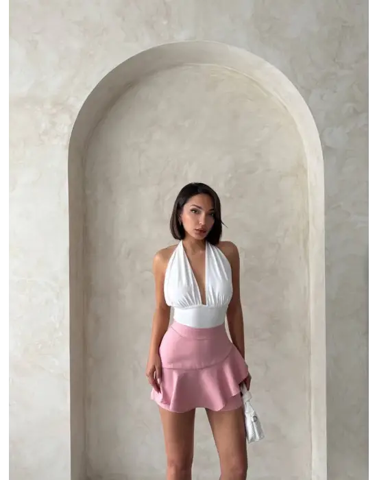 Zarif Fırfırlı Şort