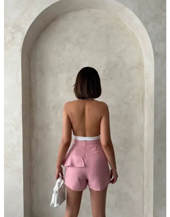 Zarif Fırfırlı Şort