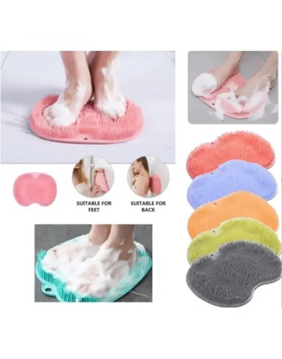 Vantuzlu Banyo Sırt Fırçası Ve Masaj Matı