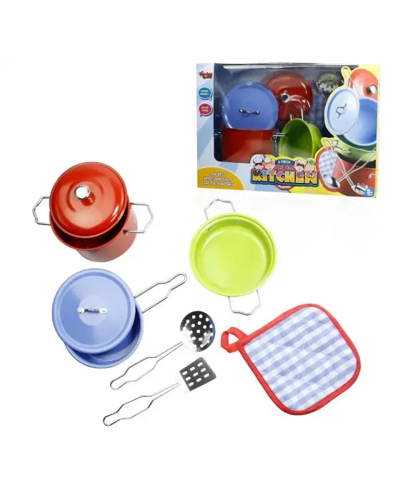 Omarı 8 Parça Emaye Tencere Seti