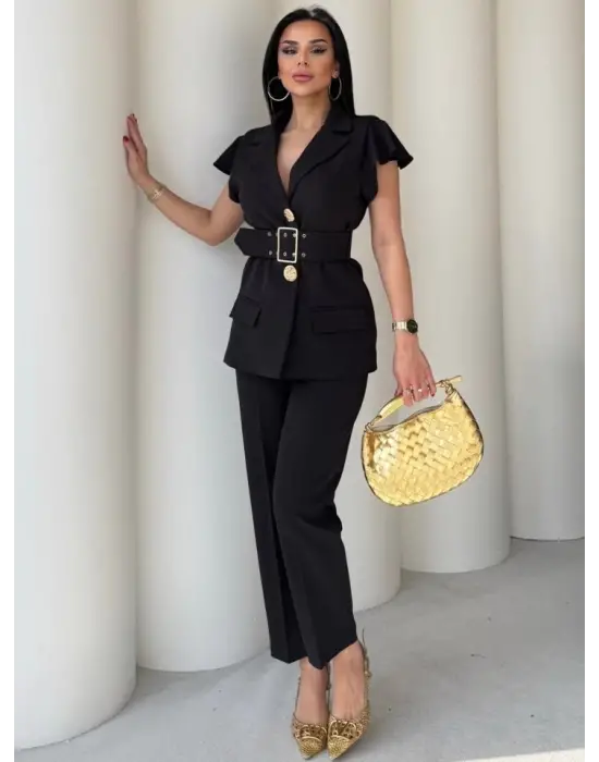 Omarı Şık Yelek Pantolon İkili Takım