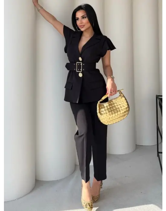 Omarı Şık Yelek Pantolon İkili Takım