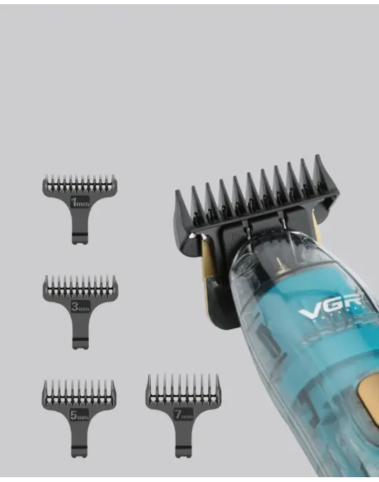 Vgr V-695 Şarjlı Saç Sakal Tıraş Makinesi 2600mah Batarya Ve Kılavuz Taraklı