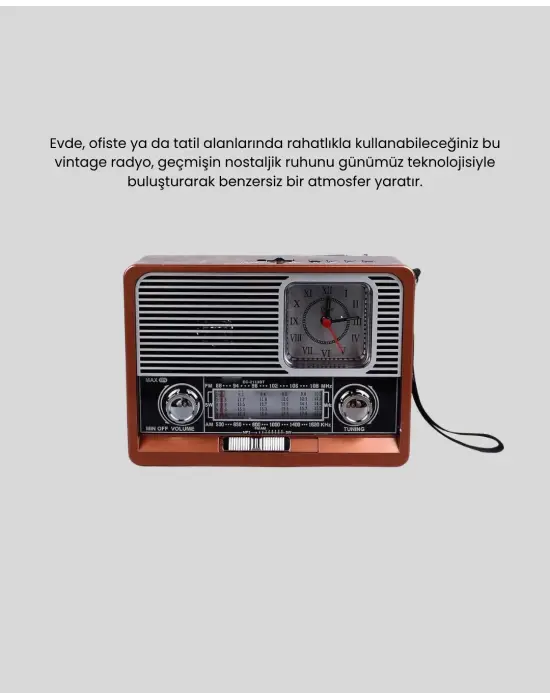 Vintage Radyo – Nostaljik Tasarım Ve Modern Teknoloji Bir Arada