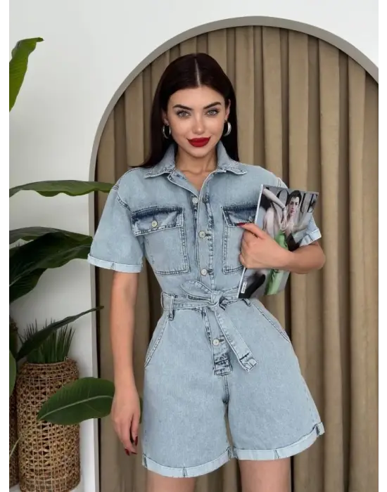 Omarı Rahat Kesim Kot Tulum