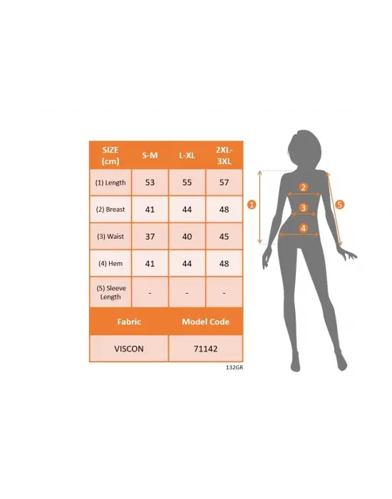 Omarı Kruvaze Kesim Bel Düğme Detaylı Viskon Bluz