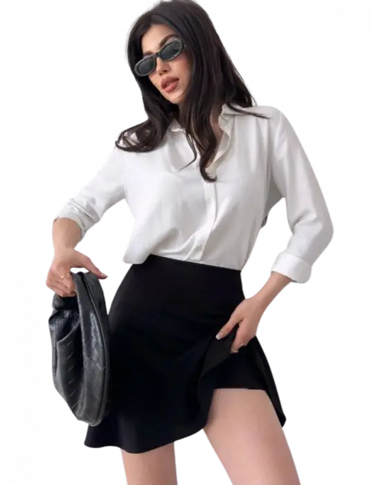 Stil Sahibi Volanlı Etek