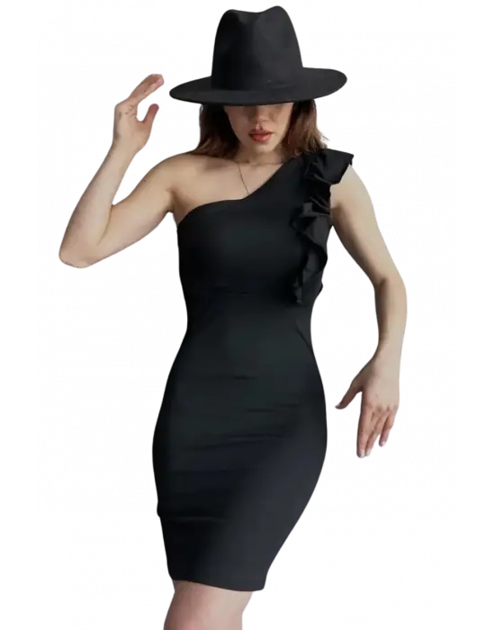 Göz Alıcı Volanlı Elbise