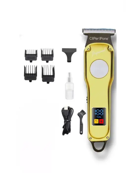 Volemi 00086 Profesyonel Sakal Ense Çizim Epilasyon Öncesi Dijital Göstergeli Tıraş Makinesi