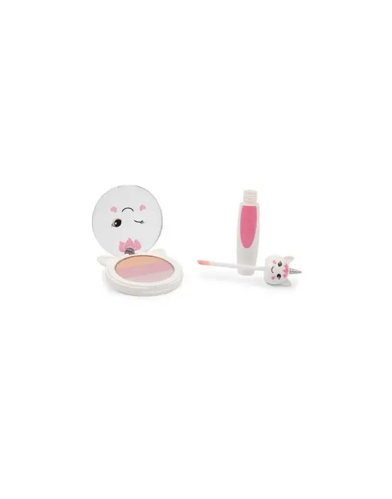 Omarı Unicorn Seti - Lip Gloss ve Far Kombinasyonu