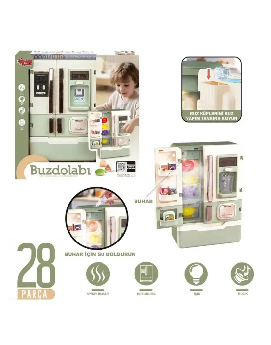 VRD10650 IŞIKLI VE SESLİ AKSESUARLI BUZDOLABI