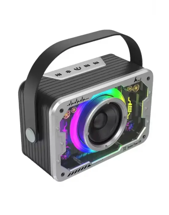 Vtn-82 Taşınabilir Kablosuz Işıklı Bluetooth Hoparlör Ses Değiştirme Özellikli