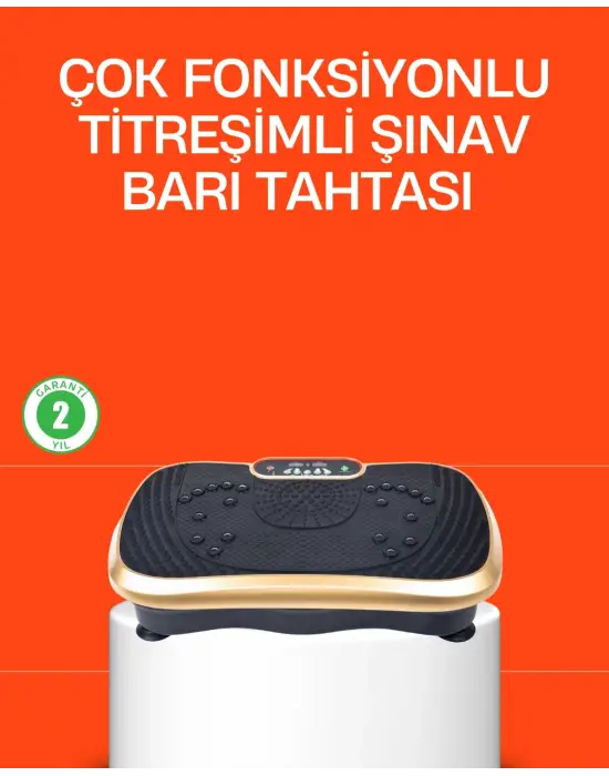 Vücut Şekillendirmeye Yardımcı Titreşimli Spor Platformu