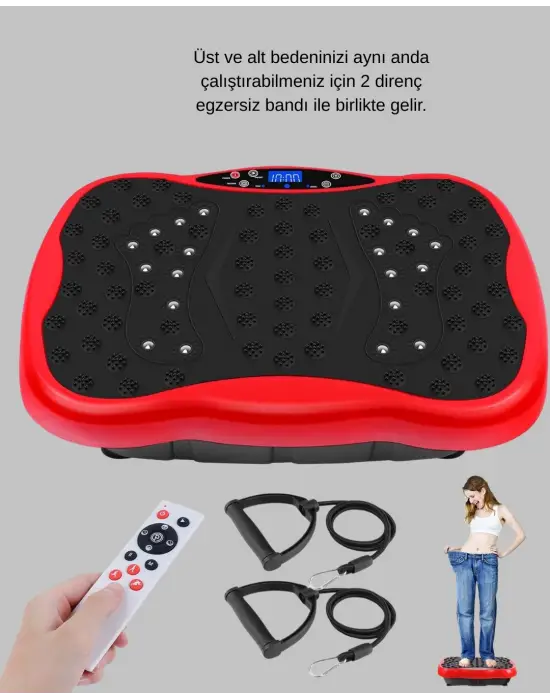 Vücut Sıkılaştırmaya Yardımcı Titreşimli Fitness Platformu