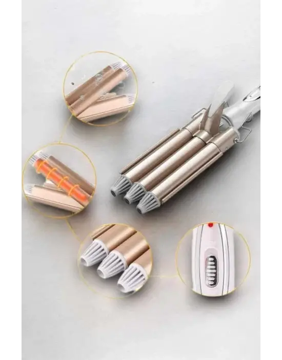 Wag Maşa Doğal Ve Hacimli Bukleler İçin İdeal Saç Şekillendirme Aracı