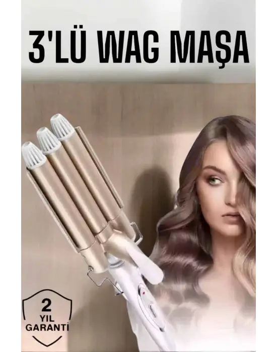 Wag Maşa Negatif İyon Teknolojili Isı Ayarlı Saç Maşası