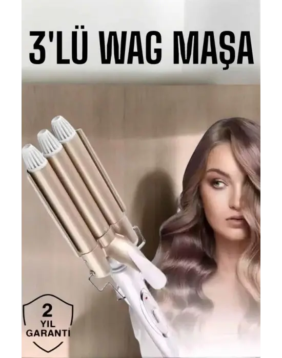 Wag Maşa Negatif İyon Teknolojili Isı Ayarlı Saç Maşası