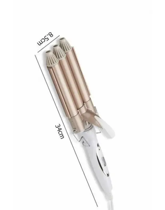 Wag Maşa Profesyonel Saç Şekillendirici İyon Özellikli Isı Kademeli