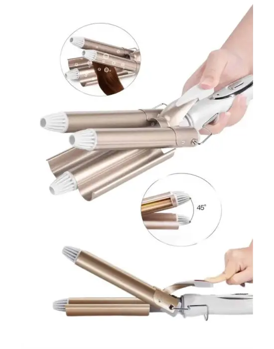 Wag Maşa Yeni Nesil Yüksek Isı Ayarlı Seramik Kaplama Saç Şekillendirici Doğal Bukle