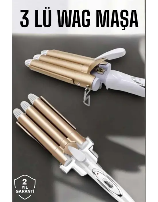 Wag Maşa Yüksek Isı Ayarlı Su Dalga Maşası