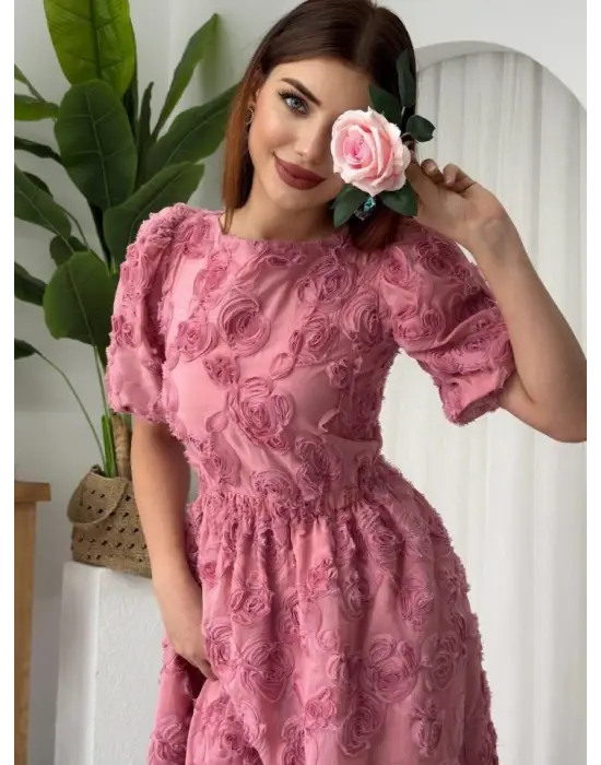 Wear Sırt Bağlama Detaylı Elbise