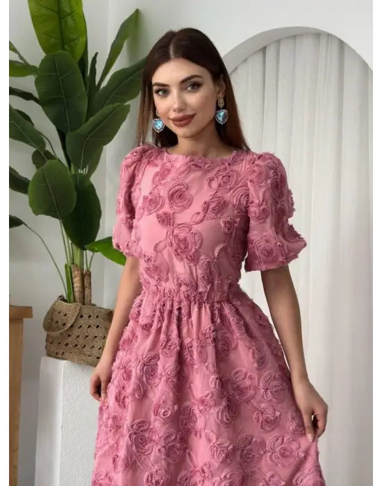 Wear Sırt Bağlama Detaylı Elbise