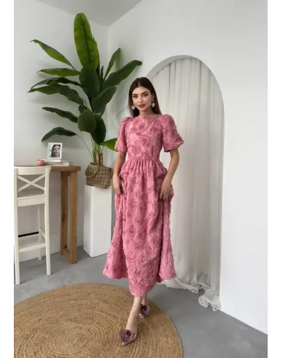 Wear Sırt Bağlama Detaylı Elbise