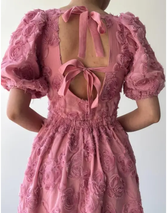 Wear Sırt Bağlama Detaylı Elbise