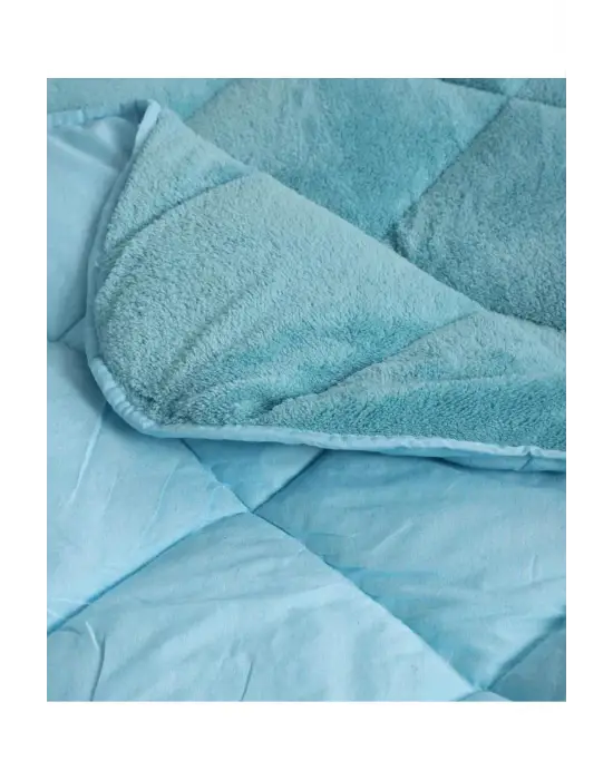 WELSOFT YORGAN ÇİFT KİŞİLİK YORGAN 200*220 ÇİFT TARAFLI-Turkuaz