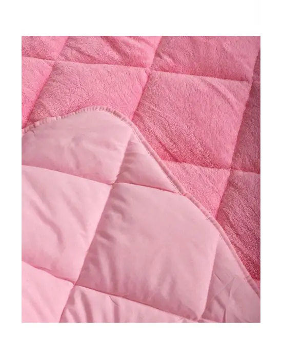 WELSOFT YORGAN TEK KİŞİLİK 155*220 YORGAN-Pembe