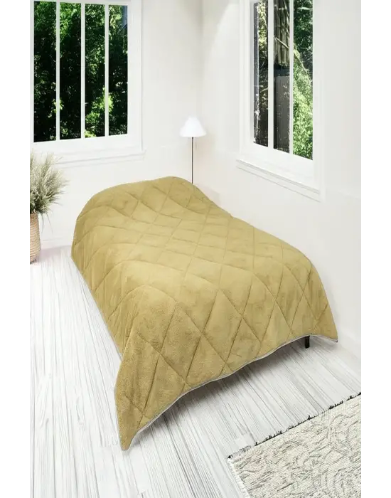 WELSOFT YORGAN TEK KİŞİLİK 155*220 YORGAN-Yeşil