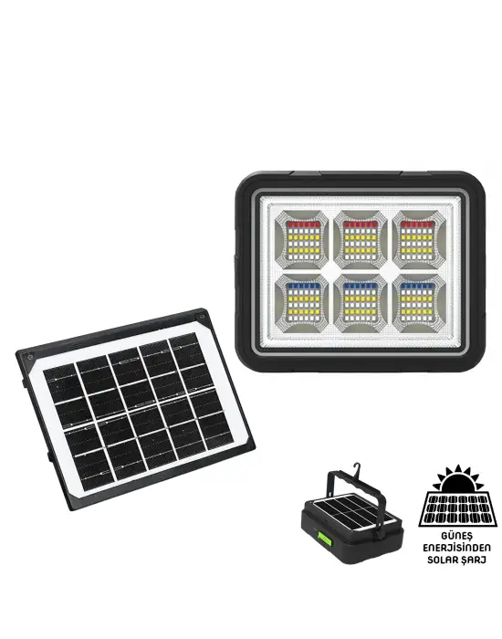 Wison 150w Güneş Enerjili Solar Kamp Feneriprojektör (ws-5570)