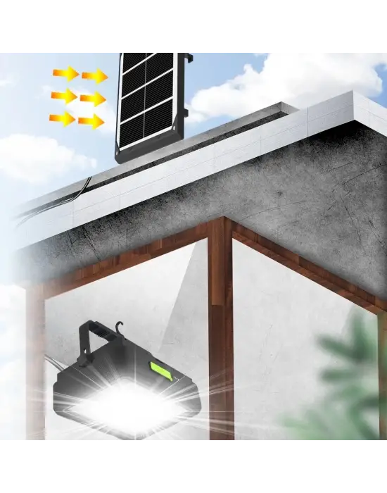 Wison 150w Güneş Enerjili Solar Kamp Feneriprojektör (ws-5570)