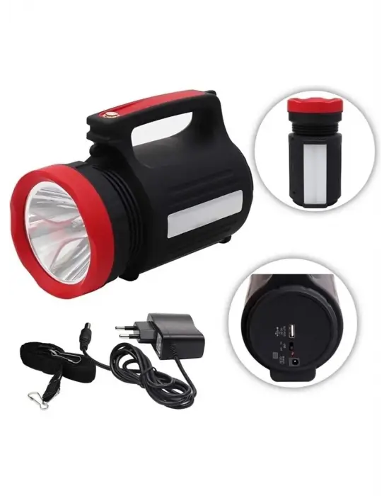 Wıson Ws-3580 Uzun Menzilli Led El Feneri 28saat Çalışma Süresi 10watt