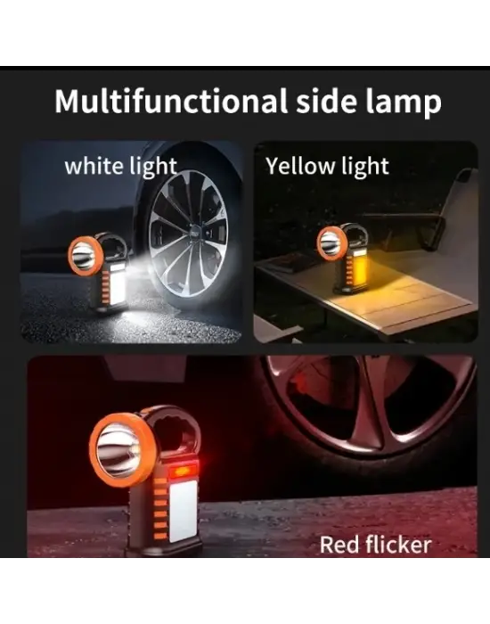 Wıson Ws-4343 Çok Fonksiyonlu Solar Şarjlı Powerbanklı Kamp Lambası