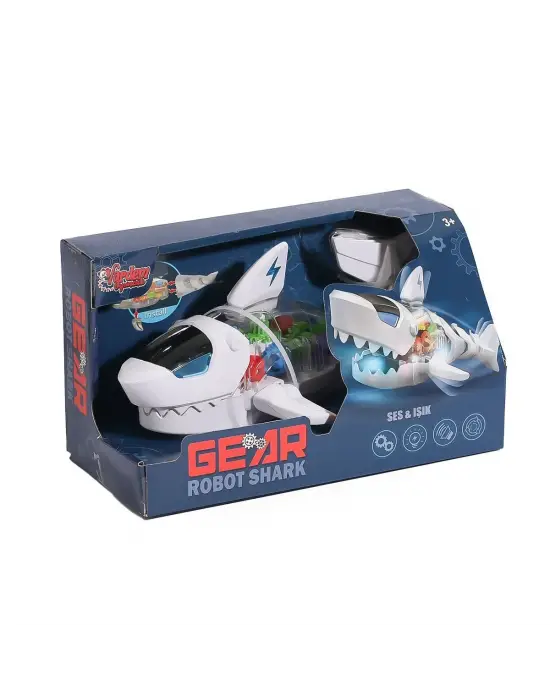 WK-S-2A Müzikli ve Işıklı Robot Köpek Balığı -Vardem