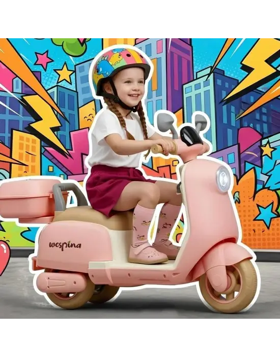 WPAK5 WESPİNA AKÜLÜ KUMANDALI MOTOR PEMBE KUTULU