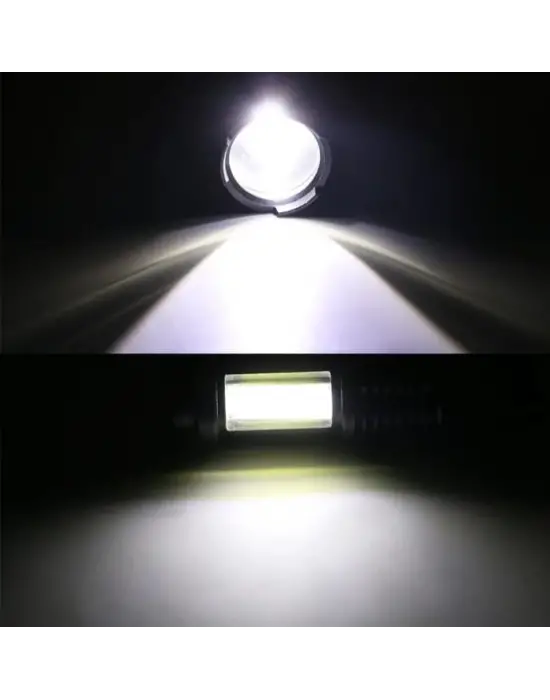 Wuben Wb-017 Zoomlu Şarjlı Cob Led Güçlü El Feneri