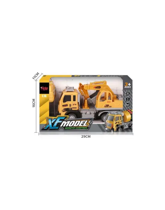 Omarı Kumandalı Şarjlı İş Makinesi - Pratik ve Güçlü Çalışma Deneyimi