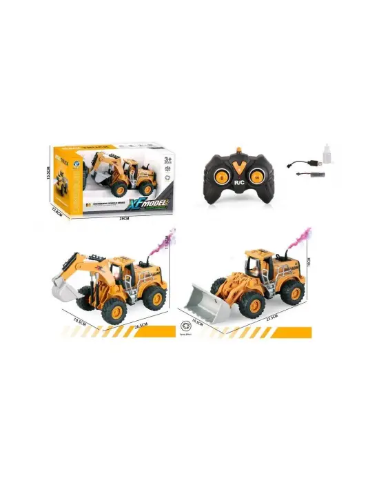 Omarı Uzaktan Kumandalı Şarjlı Buharlı Kazıcı - Yükleyici