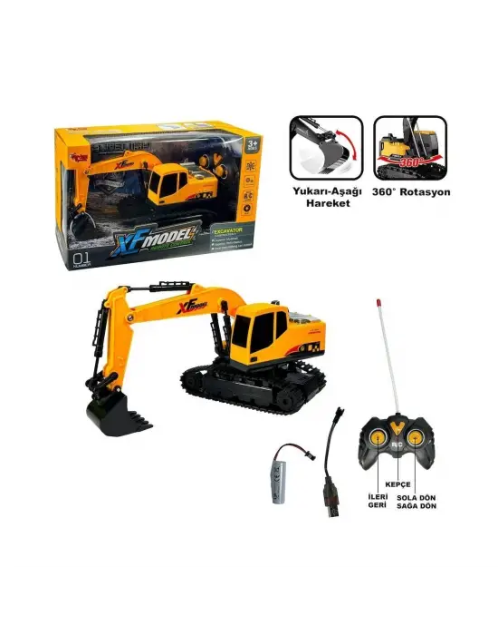 Omarı Uzaktan Kumandalı Şarjlı XFModel Kazıcı