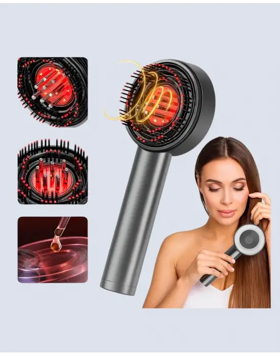 Xyt0860 Masaj Bakım Tarağı Gri