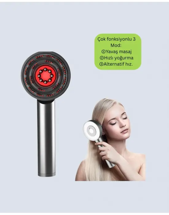 Xyt0860 Masaj Bakım Tarağı Gri