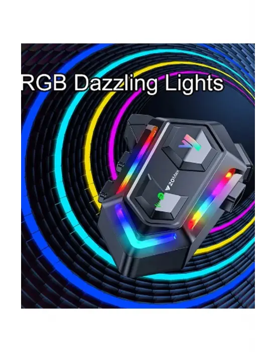 Y20 Max Motosiklet Bluetooth 5.3 Kask Intercom 2 Kişi 300 Metre Eşleşme Özellikli