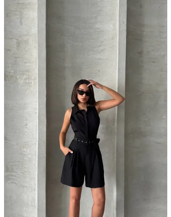 Modern Yakalı Tulum