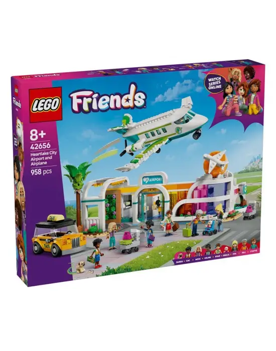 Omarı Yüksek Detaylı Lego Friends Heartlake City Havaalanı Seti