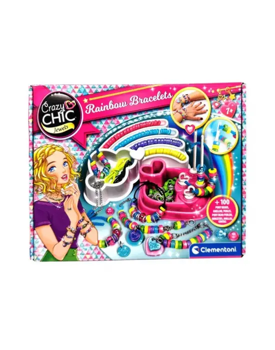 Omarı Parlak Renkli Çılgın Chic Bileklik Seti