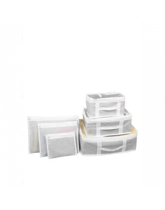 Omarı Yatak Odası ve Makyaj Organizer Seti - Pratik Bavul Düzenleyici