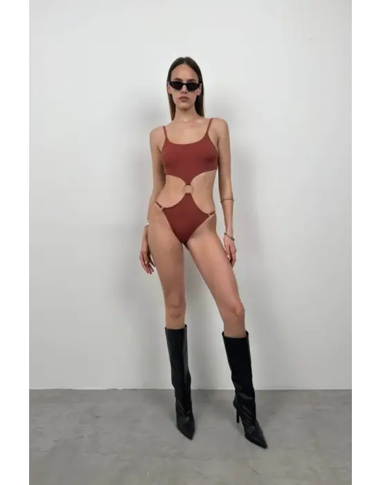 Omarı Şık Halka Detaylı Mayokini